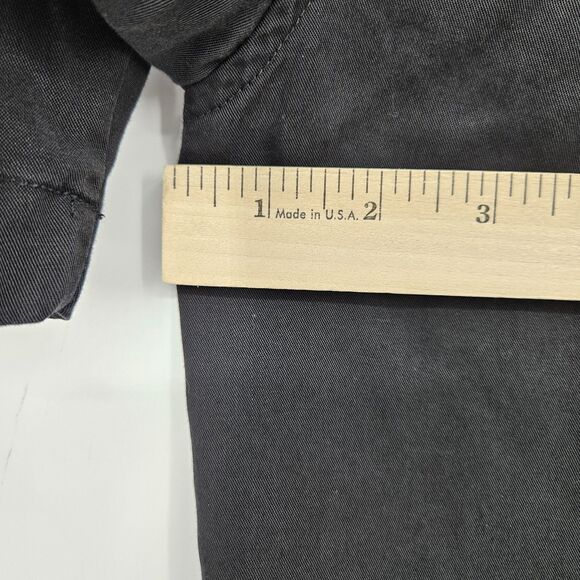 Trient Shirt Mens Large Tencel Camp Button Up Guitar Embroidery Luxury Apparel - Picture 8 of 11